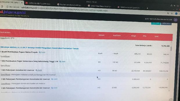 Selang Satu Jam, Anggaran Air Mancur DKI Bengkak Jadi Rp2,6 M