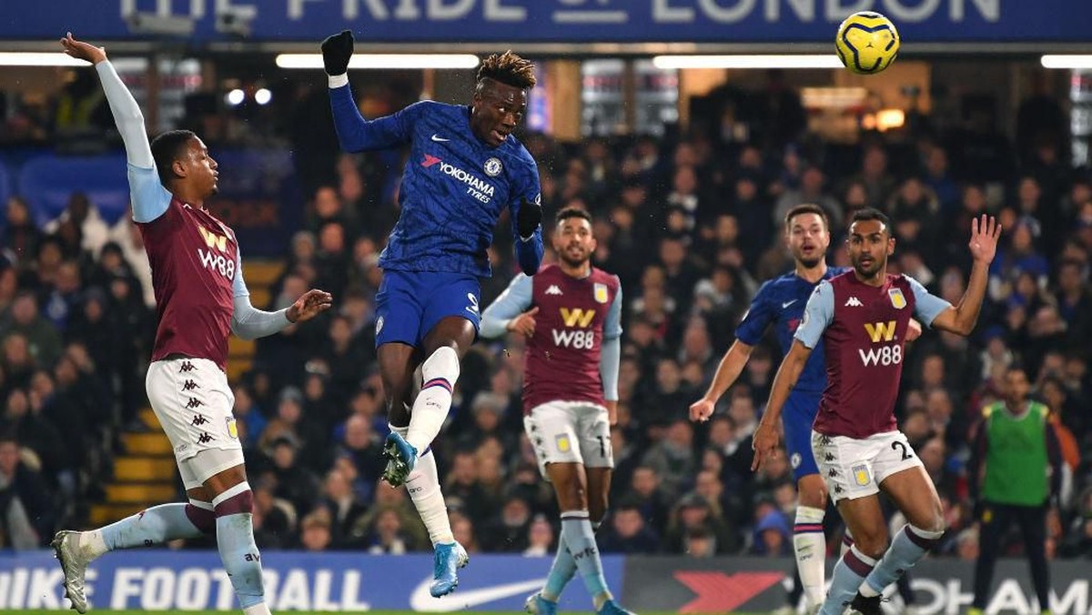 Chelsea menang tipis 2-1 atas Aston Villa. (Foto: Justin Setterfield/Getty Images)