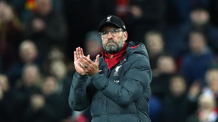 Klopp puas Liverpool berhasil mengalahkan Watford. Foto: Clive Brunskill/Getty Images Klopp puas Liverpool berhasil mengalahkan Watford. Foto: Clive Brunskill/Getty Images
