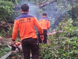 Hujan Deras Disertai Angin Kencang Rusak Belasan Rumah di Kediri