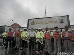 Pergantian Musim, Polres Lamongan Siap Antisipasi Penanggulangan Bencana