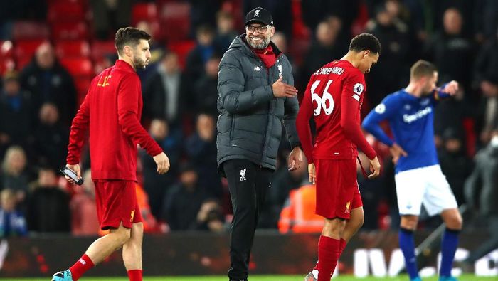 Manajer Liverpool Juergen Klopp tidak tertarik dengan rekor timnya. (Foto: Clive Brunskill / Getty Images) Manajer Liverpool Juergen Klopp tidak tertarik dengan rekor timnya. (Foto: Clive Brunskill / Getty Images)