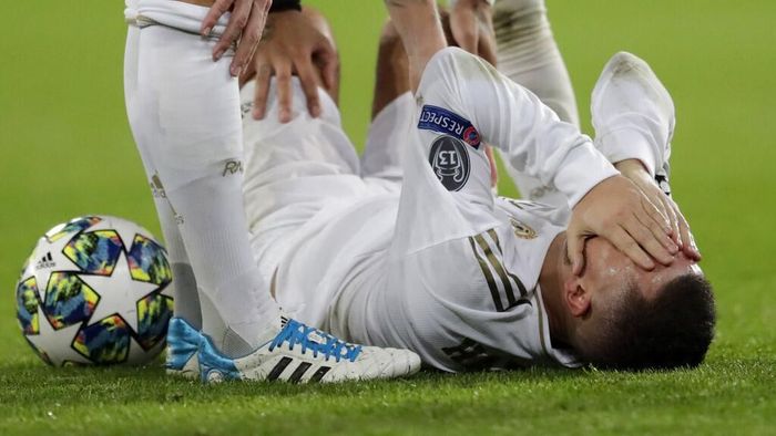 Eden Hazard akan absen memperkuat Real Madrid melawan Barcelona pada 18 Desember 2019. (Foto: Bernat Armangue / AP Photo) Eden Hazard akan absen memperkuat Real Madrid melawan Barcelona pada 18 Desember 2019. (Foto: Bernat Armangue / AP Photo)