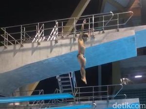 Pesawat Tertunda Badai Kammuri, Loncat Indah Minim Jajal Papan Lompat