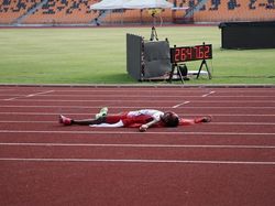 Maraton Putra Indonesia Sumbang Emas Pertama Hari Ini