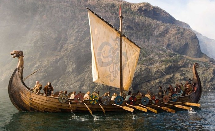 Ilustrasi kapal Viking. Foto: Science Alert Ilustrasi kapal Viking. Foto: Science Alert