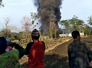 Gudang PT Japfa Pasuruan Terbakar, Ribuan Ayam Terpanggang