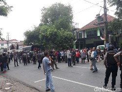 Bentrok di Depan Kantor PCNU Solo Reda, Massa Mulai Bubar