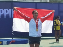 Aldila Sutjiadi Segel Emas SEA Games dari Tenis