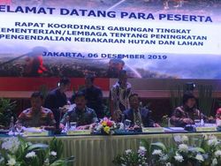 KLHK Gelar Rakorsus Bahas Karhutla, Mahfud Hingga Kapolri Hadir