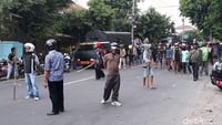 Bentrokan Pecah di Depan PCNU Solo