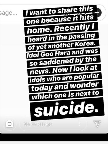 Instagram Story Lindy Tsang