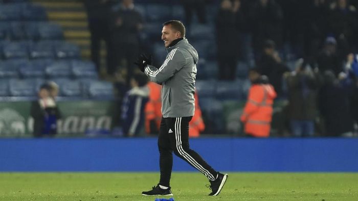 Brendan Rodgers perpanjang kontrak dengan Leicester hingga 2025 (AP Photo/Leila Coker) Brendan Rodgers perpanjang kontrak dengan Leicester hingga 2025 (AP Photo/Leila Coker)