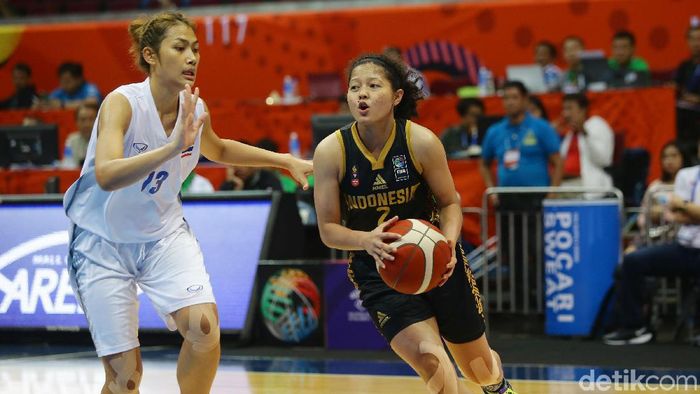 TImnas Basket putri Indonesia dikalahkan Thailand (Grandyos Zafna/detikSport)