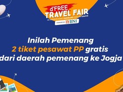 Ini 2 Pemenang dFree Travel Fair yang Dapat Tiket PP ke Yogya Gratis!