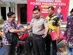 Motor Hilang Dicuri Dikembalikan, Korban: Terima Kasih Pak Polisi