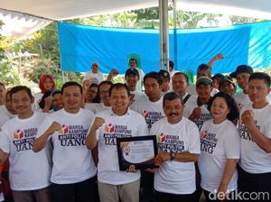 Jelang Pilkada, Bawaslu Blitar Launching 5 Kampung Antipolitik Uang
