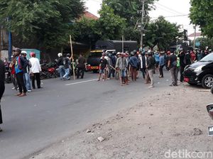 Video Bentrok Massa Terjadi di Solo, Brimob Turun Tangan