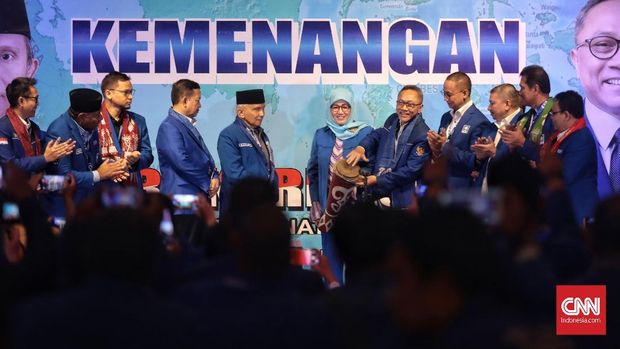 Pembukaan Rakernas V Partai Amanat Nasional (PAN) di Hotel Millenium, Jakarta, Sabtu, 7 Desember 2019. CNN Indonesia/Bisma Septalisma