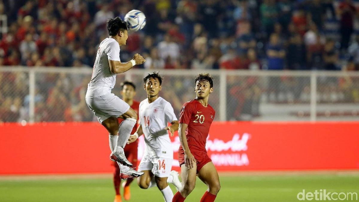 Myanmar kalah 2-4 dari Indonesia lewat babak perpanjangan waktu di semifinal SEA Games 2019 (Foto: Grandyos Zafna)