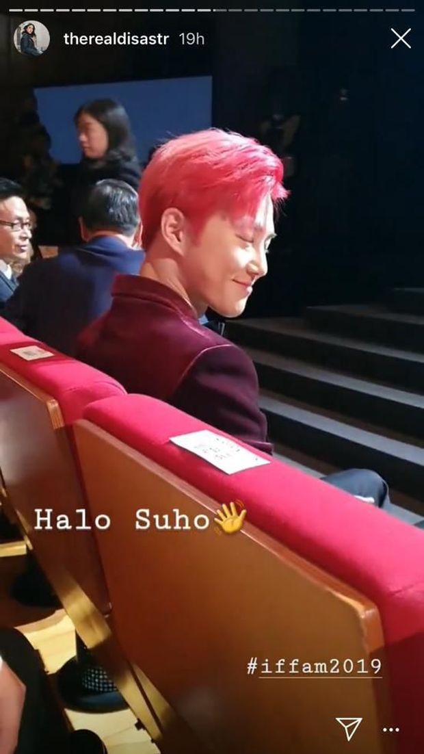 Suho EXO Lempar Senyum Manis ke Dian Sastrowardoyo 
