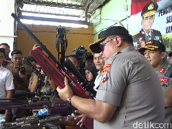 Polisi Gerebek Toko Senapan Angin, Produksinya Dijual ke Daerah Konflik