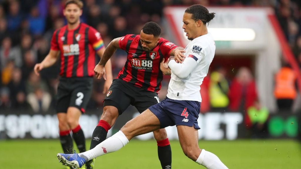 Liverpool unggul 2-0 atas Bournemouth di babak pertama (Foto: Catherine Ivill/Getty Images)