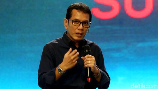 Gaya Wishnutama Saat Hadiri Telkomsel The Nextdev Summit 2019