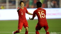 Di laga pertandingan Indonesia kontra Myanmar ini Evan Dimas berhasil mencetak dua gol.