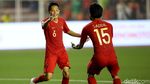 Ekspresi Kegembiraan Timnas U-22 Usai Tundukkan Myanmar