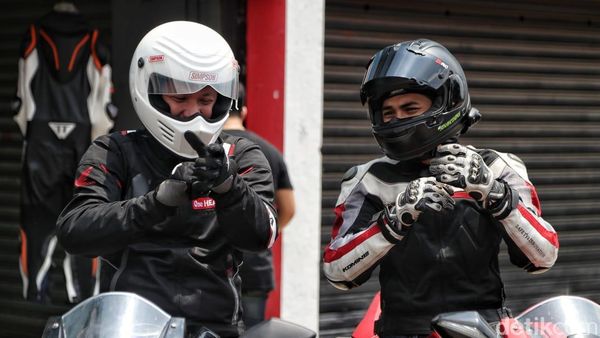 Gading Marten dan Ratusan Bikers Honda Jajal Sirkuit Sentul