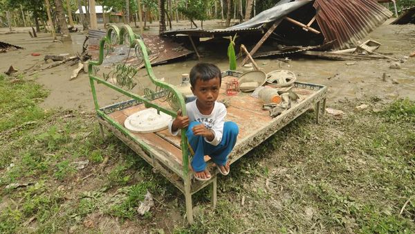 Potret Desa Poi Sulteng Usai Diterjang Banjir Bandang