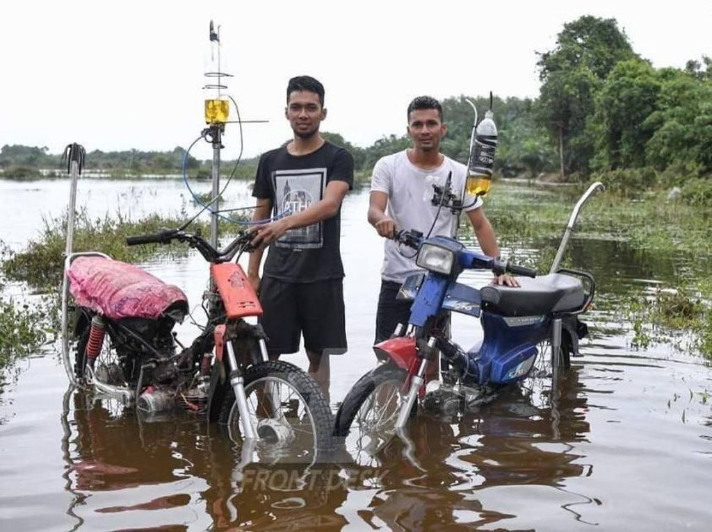 Pemuda Malaysia Ciptakan Motor Anti Banjir Pemuda Malaysia Ciptakan Motor Anti Banjir