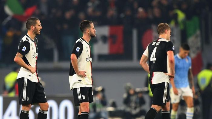 Juventus takluk 1-3 dari Lazio di Olimpico. (Foto: Paolo Bruno/Getty Images) Juventus takluk 1-3 dari Lazio di Olimpico. (Foto: Paolo Bruno/Getty Images)