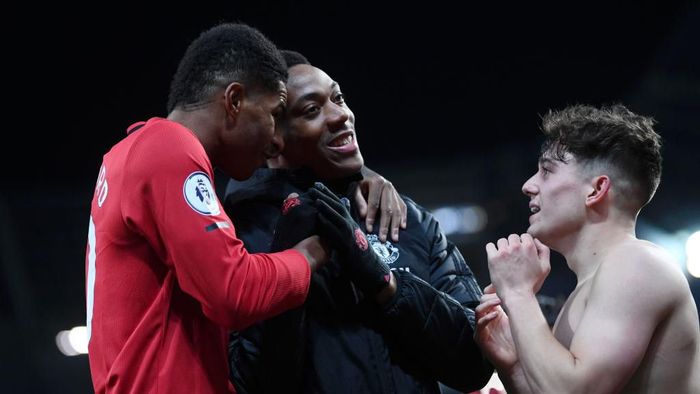 Manchester United berturut-turut menaklukkan Tottenham Hotspur dan Manchester City. (Foto: Laurence Griffiths/Getty Images) Manchester United berturut-turut menaklukkan Tottenham Hotspur dan Manchester City. (Foto: Laurence Griffiths/Getty Images)