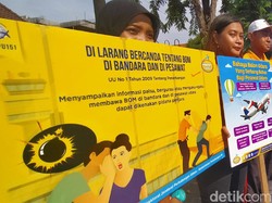 Bercanda Soal Bom di Pesawat Sangat Berbahaya, Begini Sosialisasinya