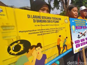 Bercanda Soal Bom di Pesawat Sangat Berbahaya, Begini Sosialisasinya Bercanda Soal Bom di Pesawat Sangat Berbahaya, Begini Sosialisasinya