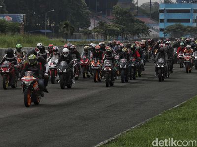 Momen Parade Ratusan Bikers di CBR Race Day