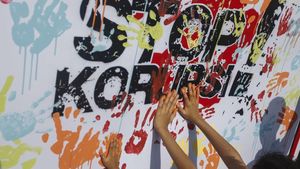 Ramai-ramai Bubuhkan Cap Tangan di Hari Anti Korupsi Sedunia