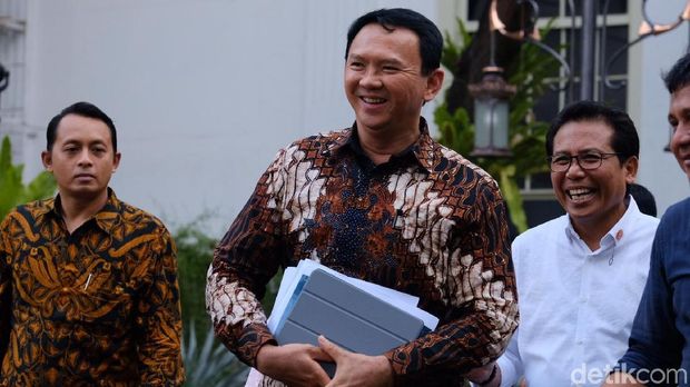 Ahok ke Istana (Andhika Prasetia/detikcom)
