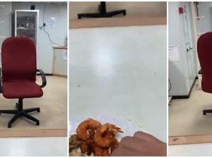 Tipu Netizen, Video Makan Nasi Bungkus Ditemani Hantu Ini Bikin Ngakak
