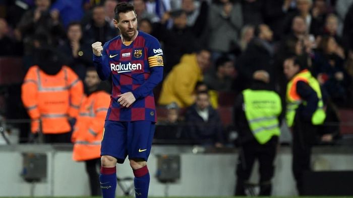 Barcelona tidak membawa Lionel Messi saat bertandang ke markas Inter Milan di Liga Champions (Foto: Photo by Josep LAGO / AFP) Barcelona tidak membawa Lionel Messi saat bertandang ke markas Inter Milan di Liga Champions (Foto: Photo by Josep LAGO / AFP)