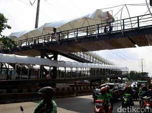 Wajah Baru JPO Daan Mogot Usai Diseruduk Truk