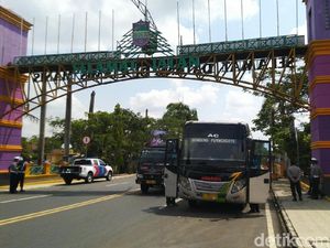 Jelang Nataru, Tim Gabungan Razia Bus Tak Laik di Batas Jabar-Jateng