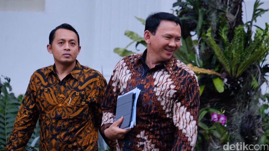 Ahok ke Istana (Andhika Prasetia/detikcom)