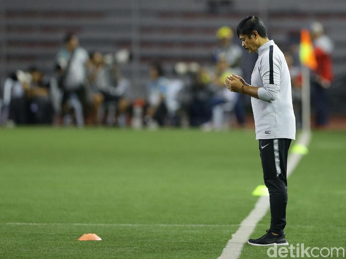 Final SEA Games kedua untuk Indra Sjafri. (Foto: Grandyos Zafna/detikSport)