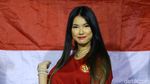 Senyum Manis Miyabi di Final Indonesia Vs Vietnam