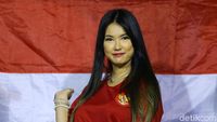 Senyum Manis Miyabi di Final Indonesia Vs Vietnam
