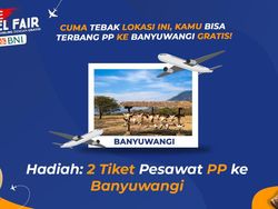 Mau Tiket Pesawat Gratis ke Banyuwangi? Tebak-tebakan Dulu Yuk Mau Tiket Pesawat Gratis ke Banyuwangi? Tebak-tebakan Dulu Yuk