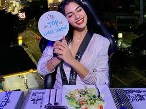 Pesona Shweta Sekhon, Miss Universe Malaysia Saat Ngopi dan Makan Salad Pesona Shweta Sekhon, Miss Universe Malaysia Saat Ngopi dan Makan Salad